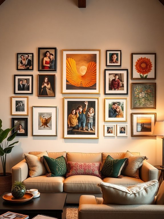 personalized family photo decor