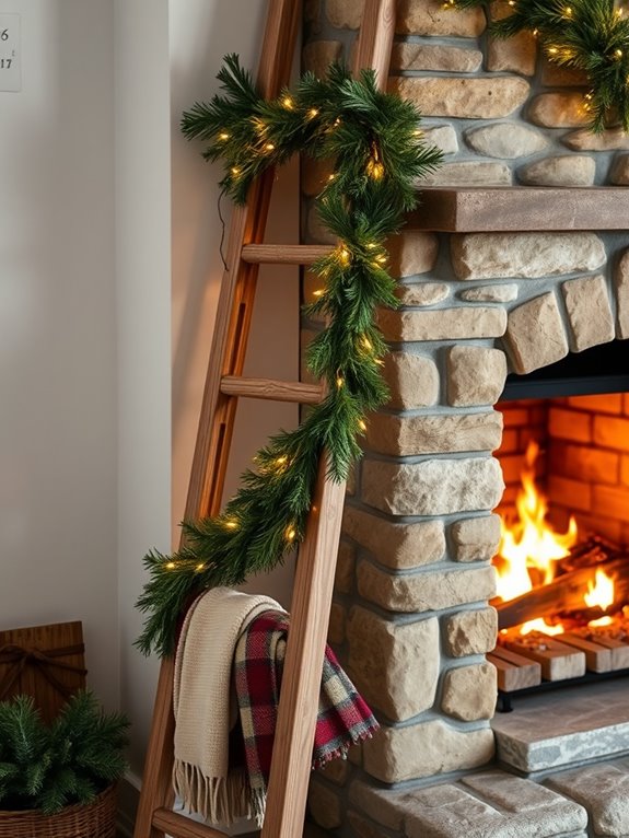 rustic ladder decor ideas