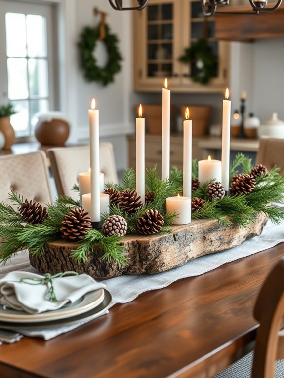 rustic wood centerpiece ideas