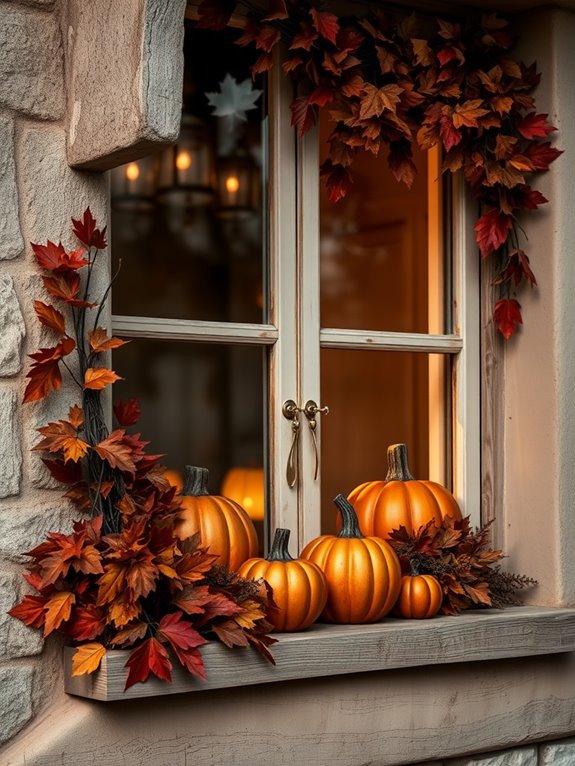 rustic wood fall decor