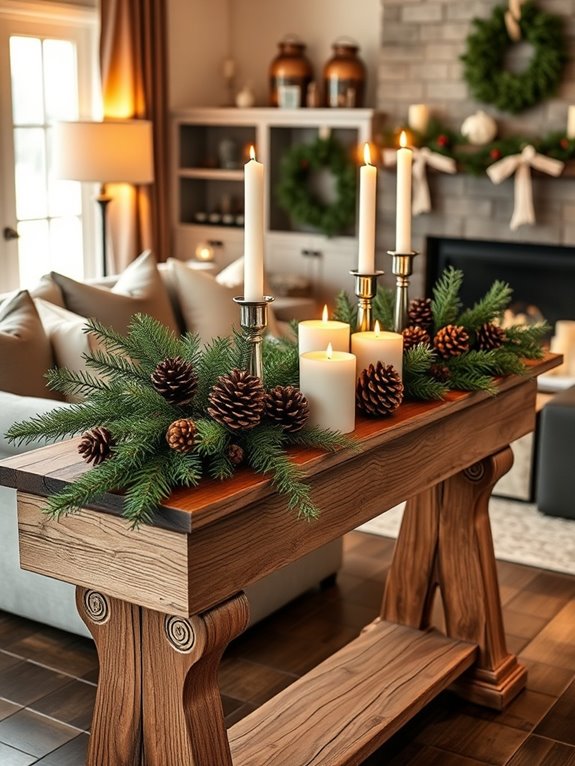 rustic wooden home accents