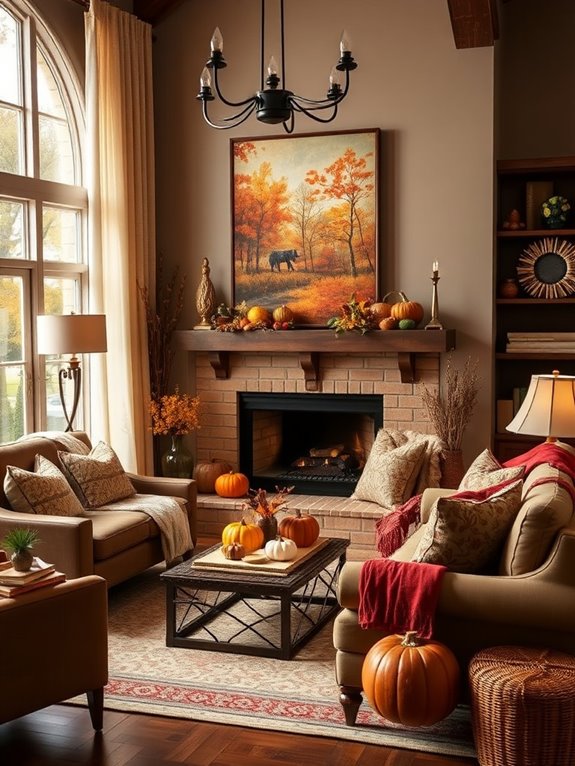 seasonal charm through artwork