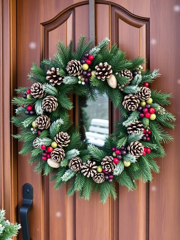 seasonal cheer with wreaths