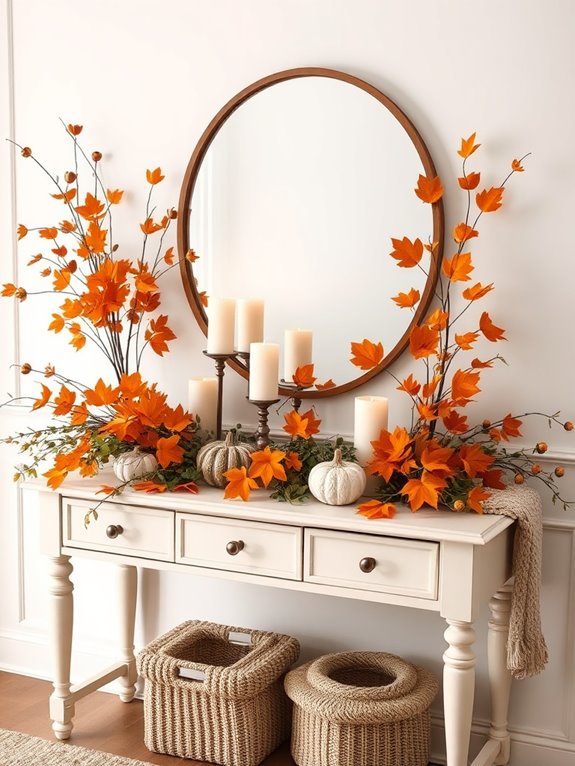 seasonal colors create coziness