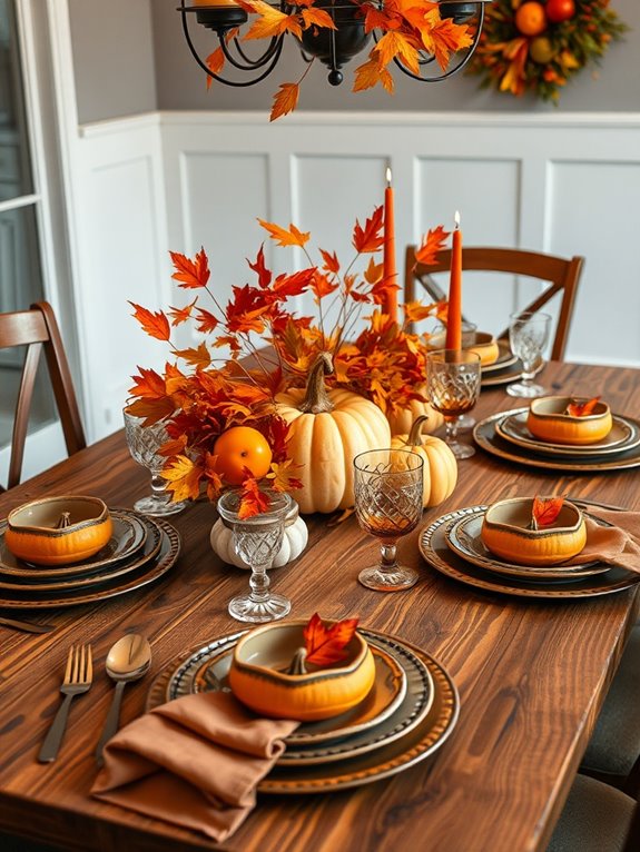 seasonal earthy tableware charm