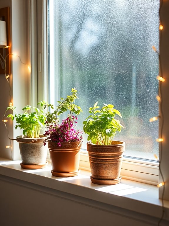 seasonal herb kitchen planters