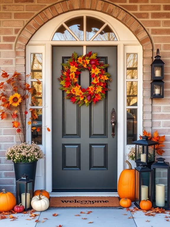 seasonal wreaths for autumn
