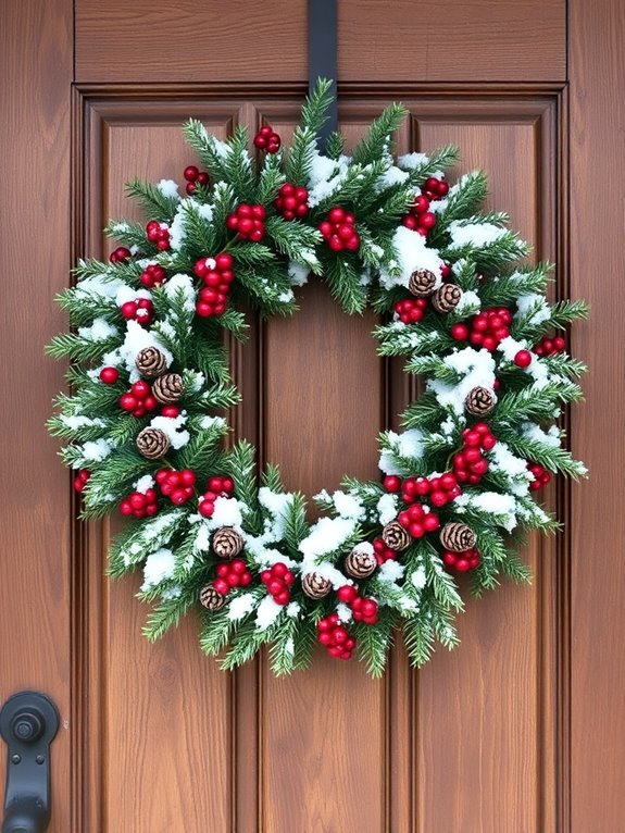 seasonal wreaths for winter