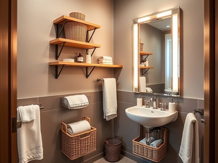 smart bathroom storage solutions