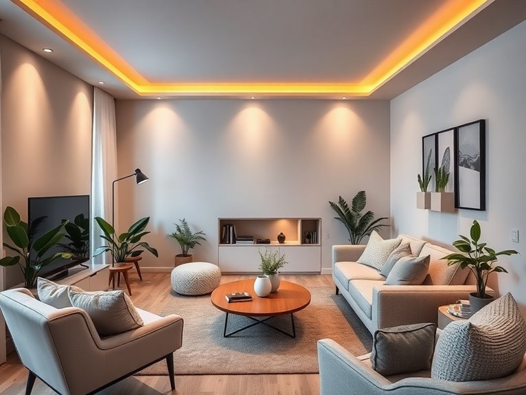 smart lighting enhances ambiance