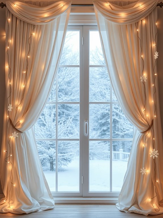stunning winter window decor