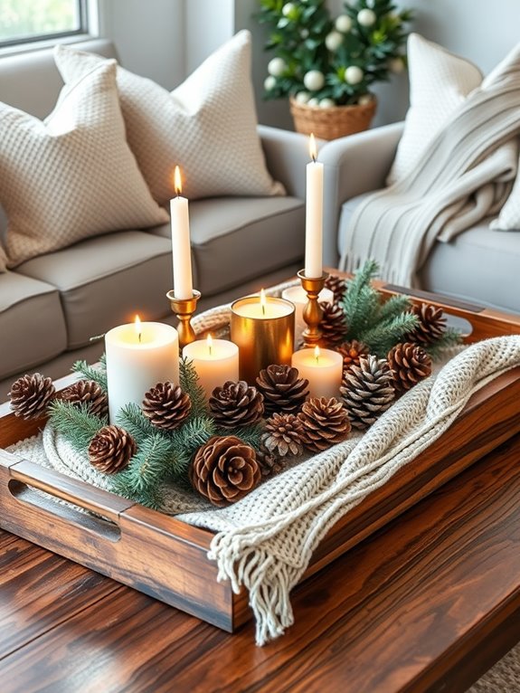 stylish organization with trays