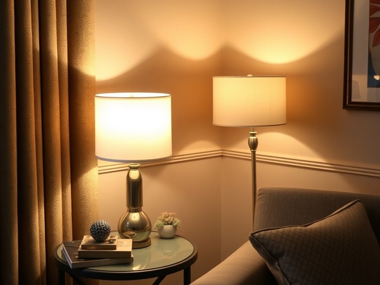 transform spaces with table lamps