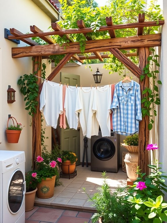 trellis for vertical drying