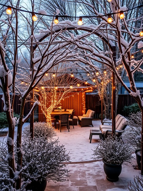 twinkling lights create magic