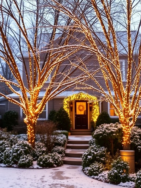 twinkling lights create magic