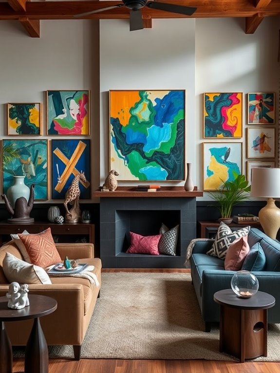unique art personalizes spaces