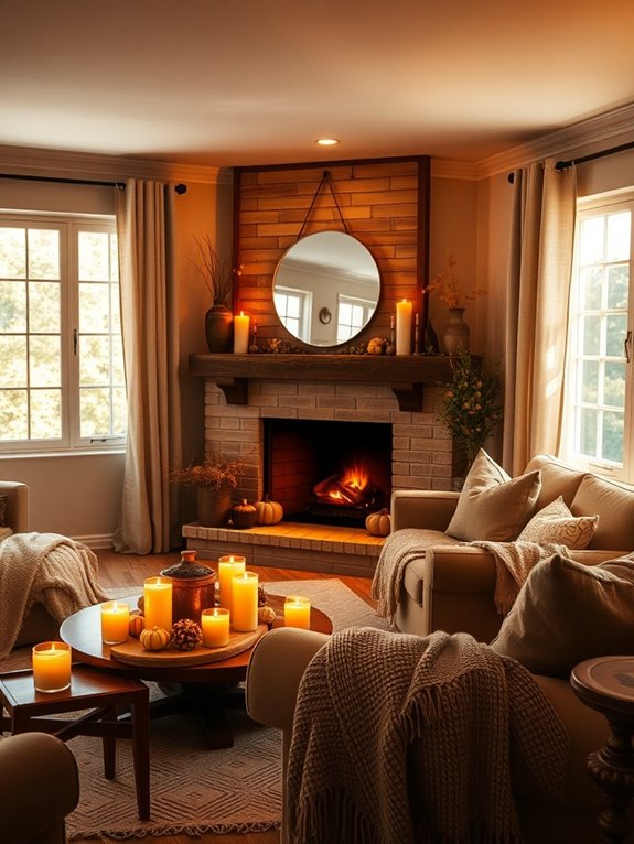 warm autumn lighting tips