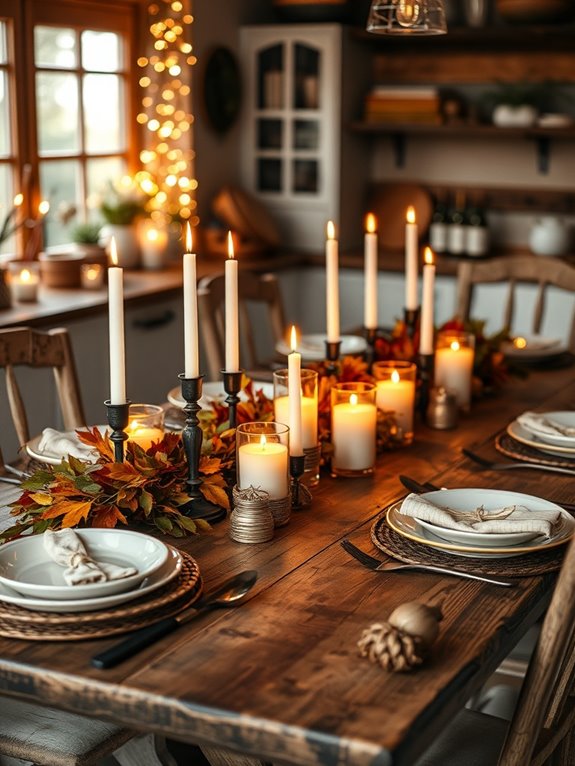 warm glow and ambiance