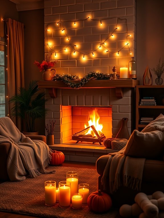 warm lighting creates coziness
