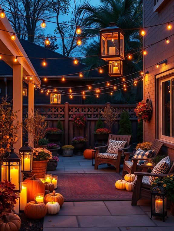 warm lighting for gatherings