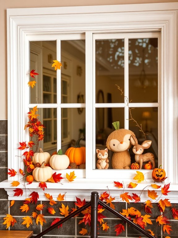 whimsical fall kitchen decor
