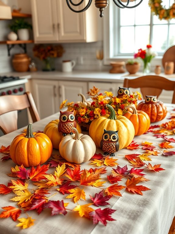 whimsical fall table decor