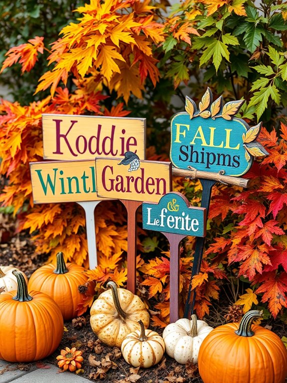 whimsical garden sign ideas