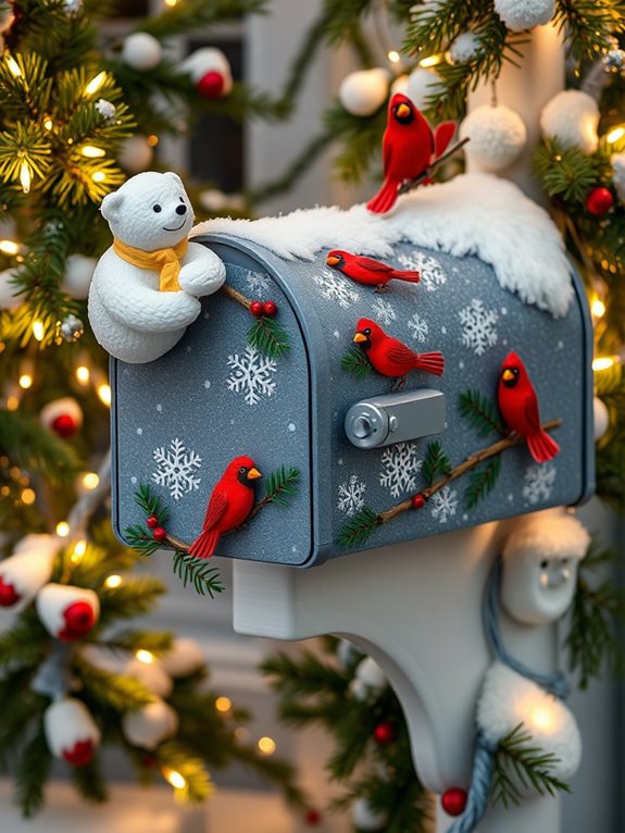 whimsical winter animal decorations