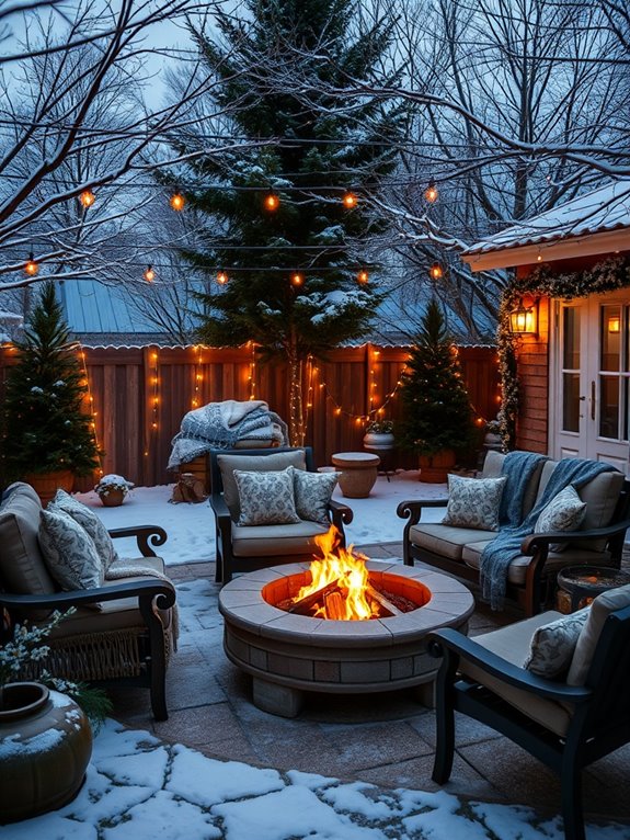 winter backyard decor ideas
