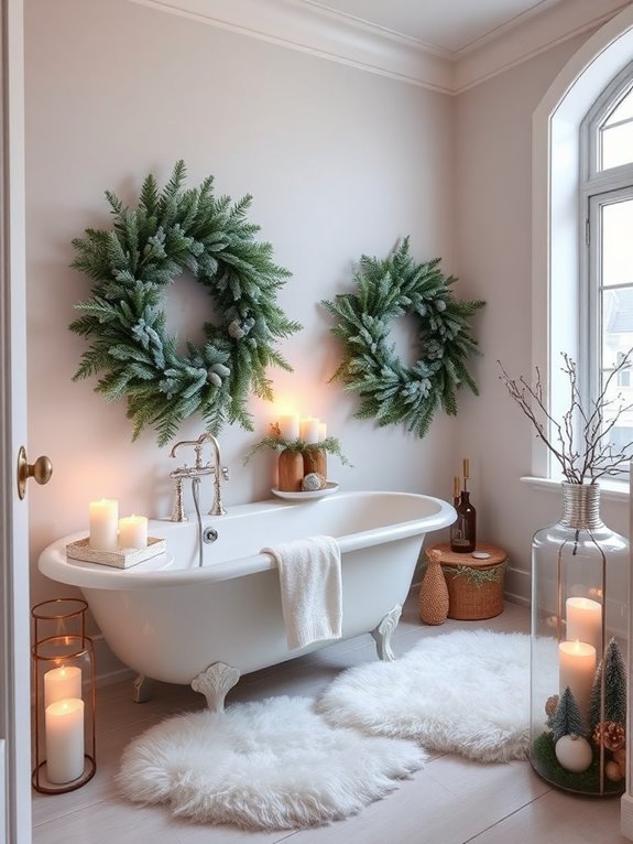 winter bathroom decor ideas