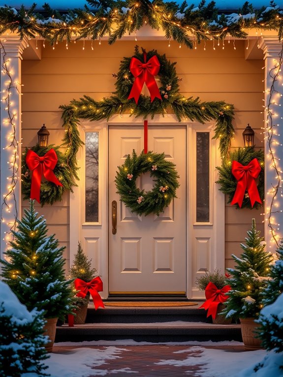 winter curb appeal ideas