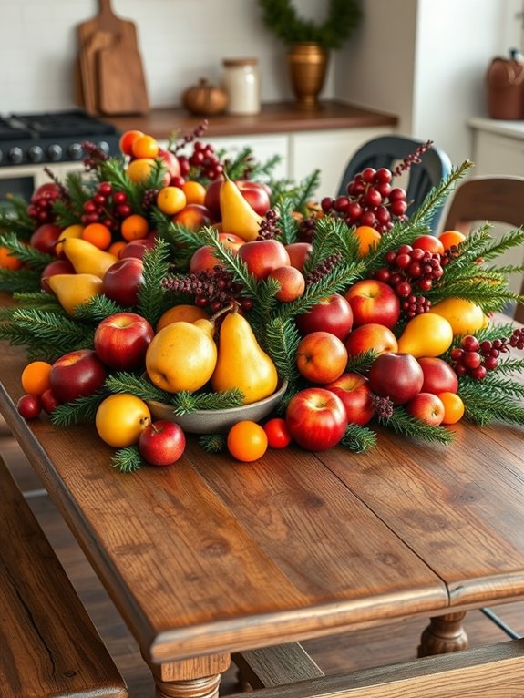 winter fruit display ideas