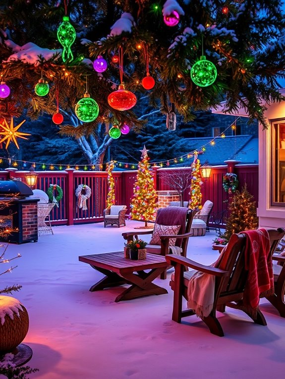 winter outdoor ornament ideas