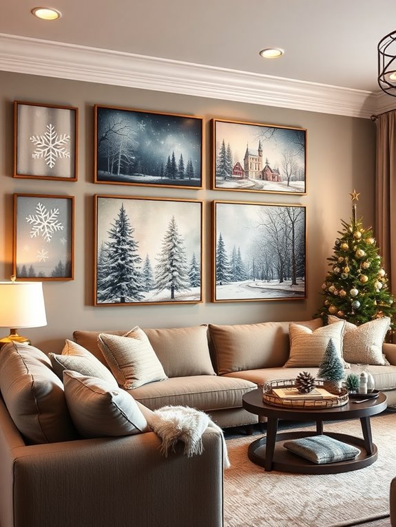 winter wall art ideas
