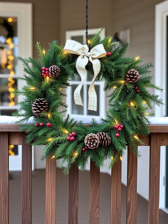 winter wreath decoration ideas